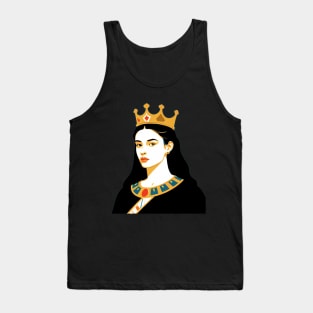 Modern Queen in Black Tank Top